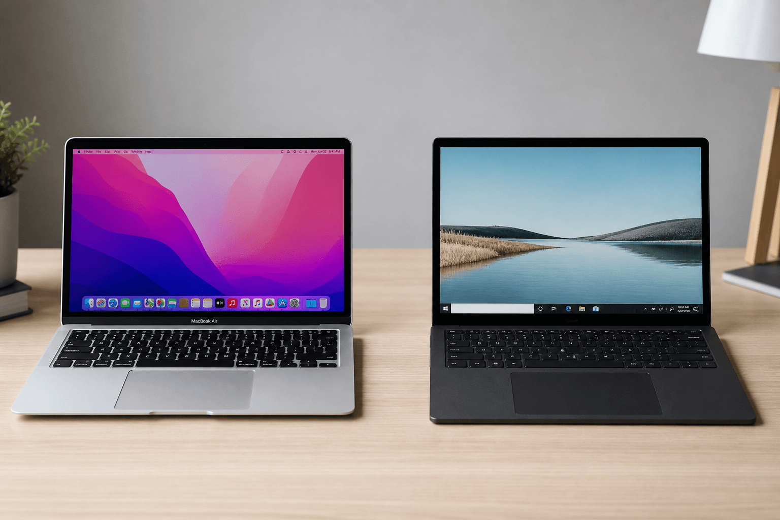 MacBook Air M4 laptop review on a clean desk